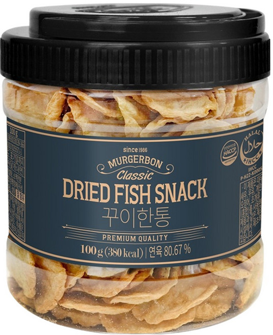 머거본 꾸이한통 스낵, 100g, 1개