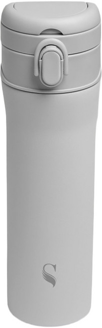 SWANZ 天鵝瓷 芯動彈跳杯 PLUS, 迷霧灰, 1個, 700ml