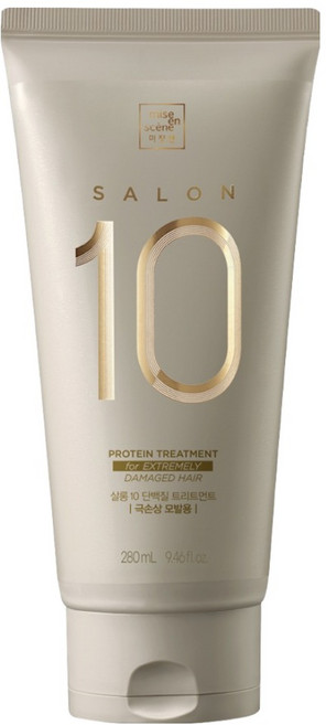 미쟝센 살롱10 단백질 극손상 헤어트리트먼트, 280ml, 1개