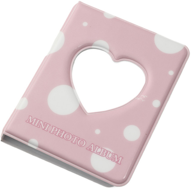 마루픽 포토카드 미니 앨범, 분홍 버블, 36매