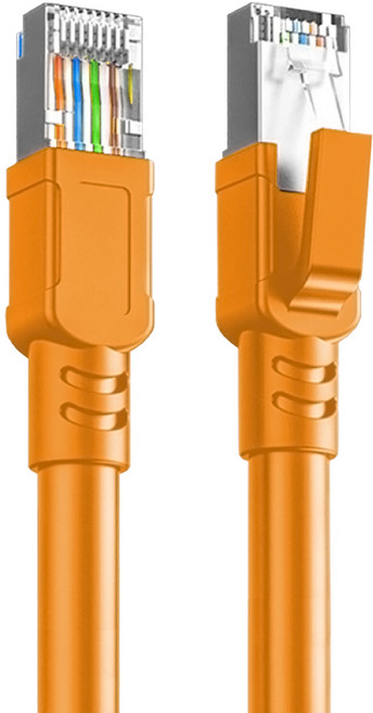 DTAudio Cat.6A 工程級高柔網路線 KN-C05, 橘色, 1個, 3m