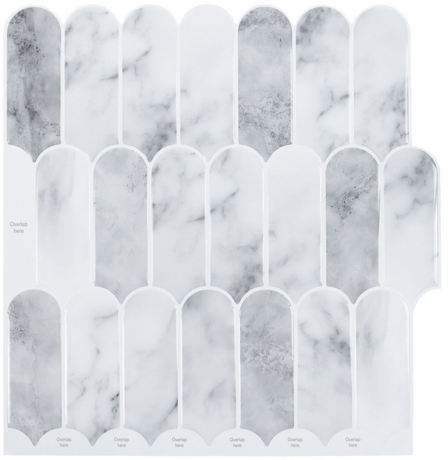 스마일깨비 북유럽 스타일 접착식 3D 대리석 폼타일 305 x 305 x 1 mm, 그레이, 1개