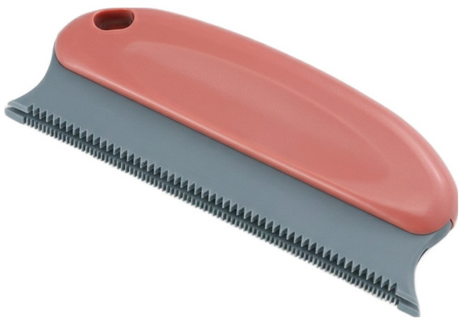 몰투데이 반려동물 옷 털 먼지 제거 스크래퍼, 빨간색, 1개