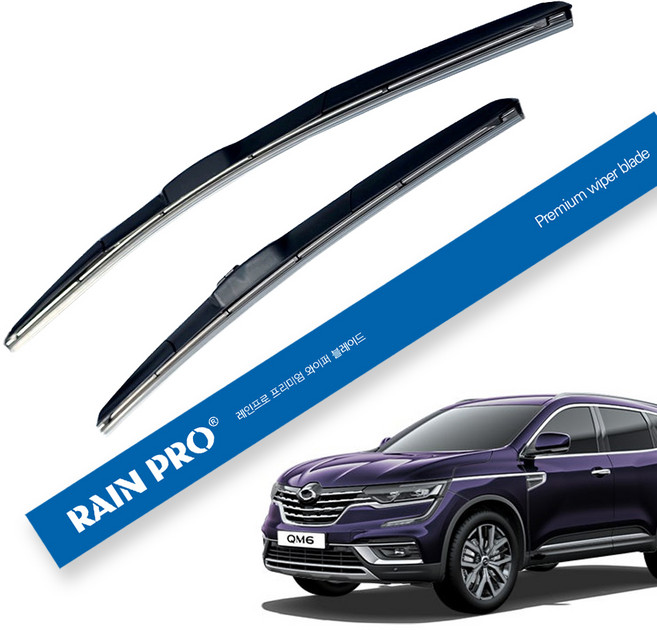 레인프로 하이브리드 와이퍼 2종세트, 르노 삼성 QM6 2016년~2018년