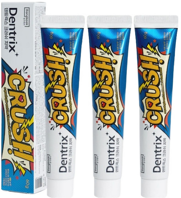 Dongkook 東國製藥 Dentrix Crush 牙膏, 3個, 60g