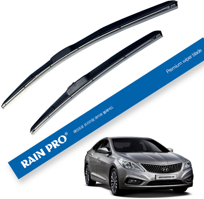 레인프로 하이브리드 와이퍼 2종세트, 현대 그랜져HG 2011년~2017년