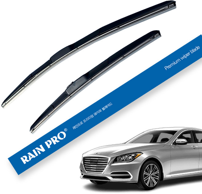 레인프로 하이브리드 와이퍼 2종세트, 현대 제네시스DH G80 2013년~2020년