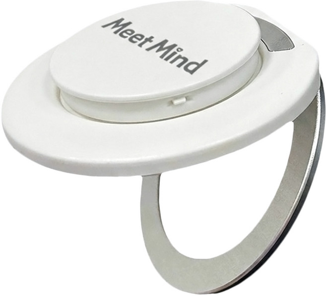 Meet Mind 三合一磁吸式360度氣囊支架, 白色, 1個