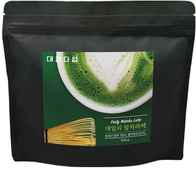 대한다업 데일리 말차라떼 파우더, 500g, 1개, 1개입