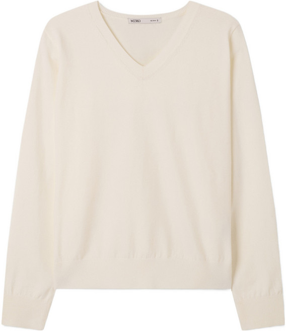 미쏘 여성용 에센셜 V넥 풀오버 니트
