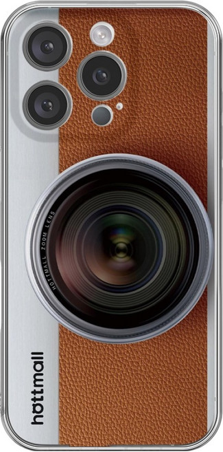 핫티몰 레트로 카메라 감성 투명 휴대폰 케이스