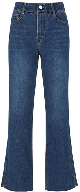 숲 여성용 부츠컷 워싱 데님 팬츠 SA3DP90