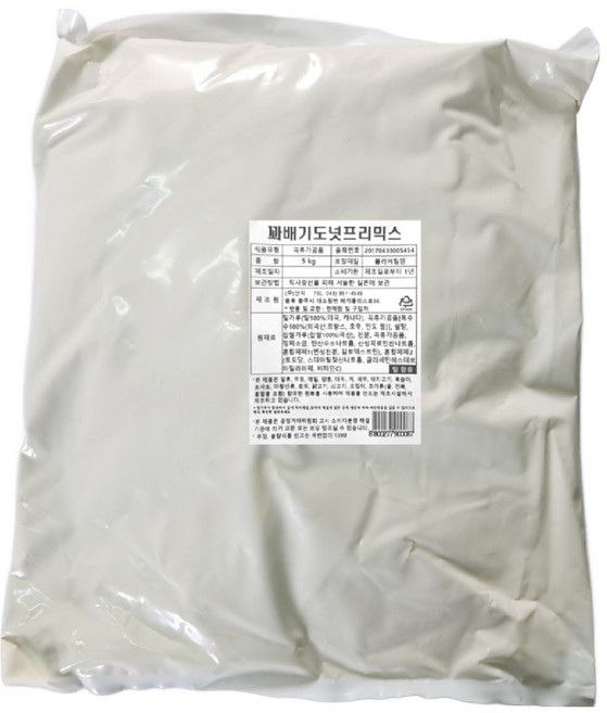 산지 꽈배기 도넛 프리믹스, 5kg, 1개