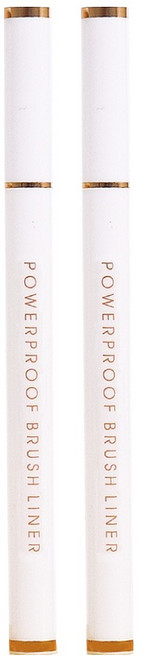 카라캣 파워프루프 브러쉬 아이라이너 0.7g 2종 세트, 1세트, 블랙, 브라운