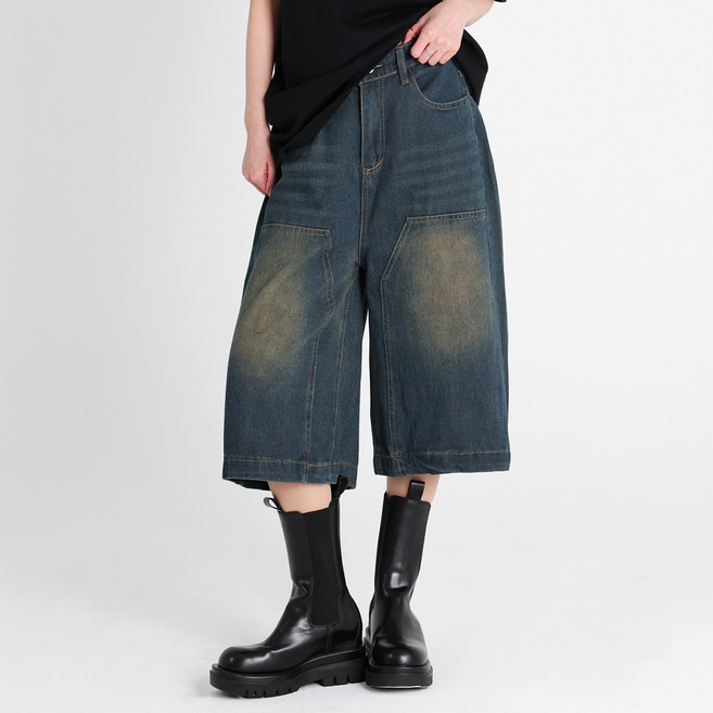 닷이프 여성용 워싱 버뮤다 팬츠 D263-0220BU