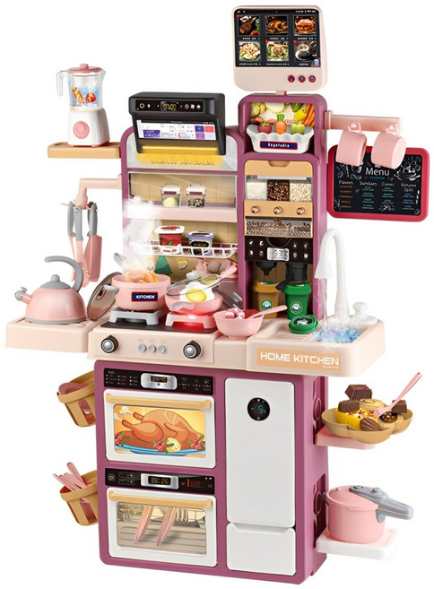 Inbealy 大餐台 兒童玩具, 深紫色噴霧, 1個
