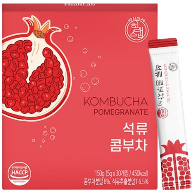 힐스랩 콤부차 석류, 1개, 30개입, 5g