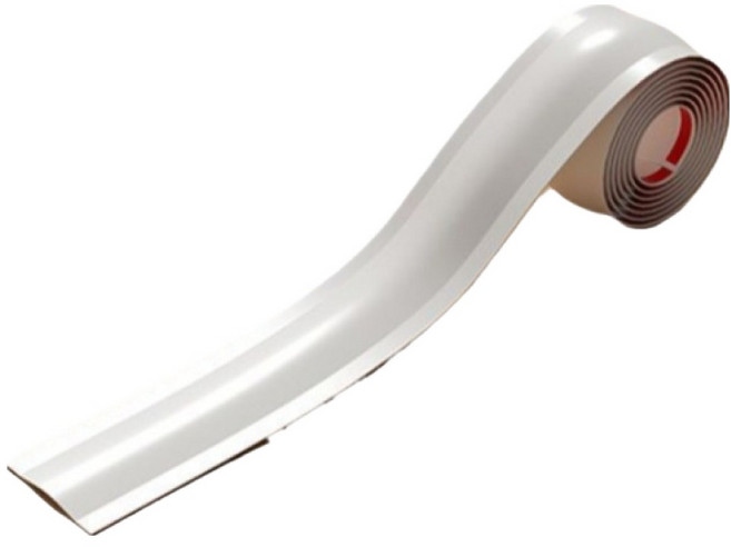 블룸써니 잘라쓰는 케이블정리 테이프형 전선몰딩, 화이트, 1개