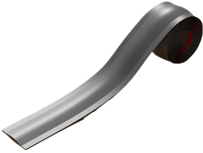 블룸써니 잘라쓰는 케이블정리 테이프형 전선몰딩, 그레이, 1개