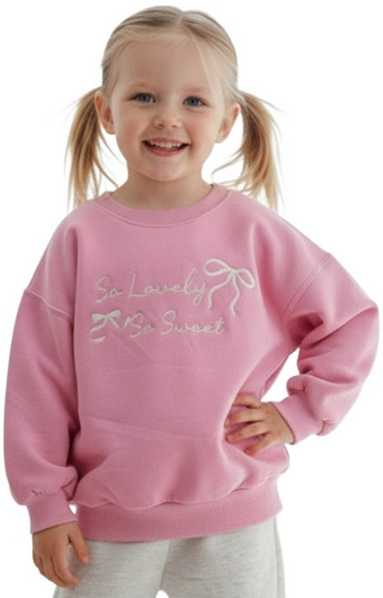 별이오키즈 아동용 러블리 맨투맨