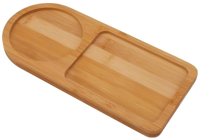 쿠쏘 홈카페 트레이 B타입, 우드, 1개