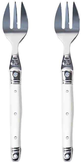 장듀보 라귀올 디저트 케이크 티포크, 화이트, 2개