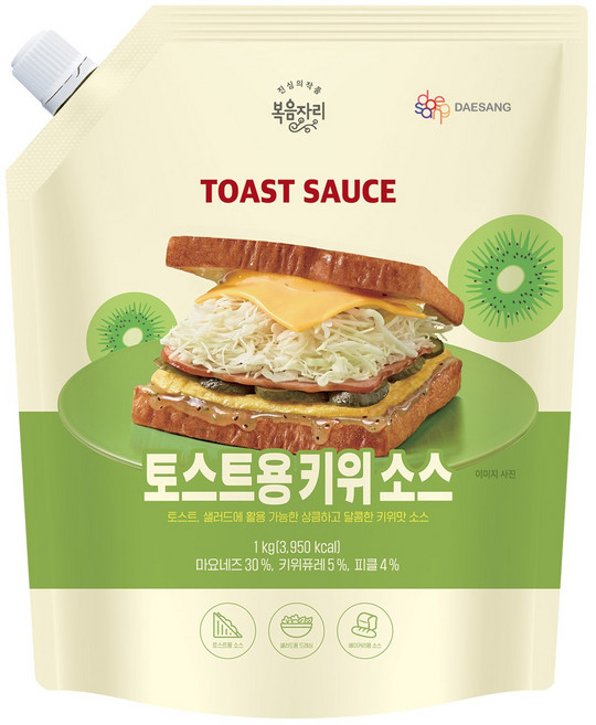 복음자리 토스트용 키위소스, 1개, 1kg