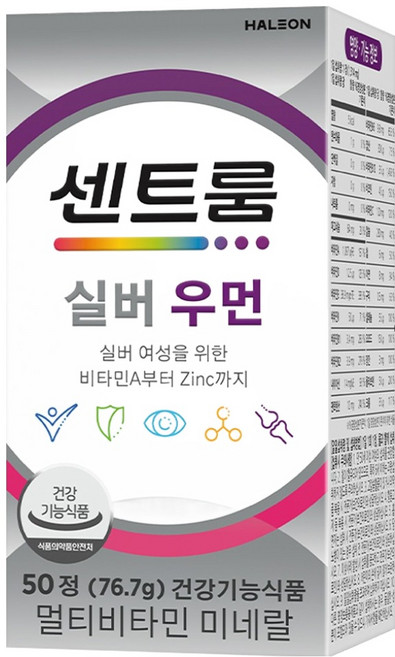 센트룸 실버 우먼 멀티비타민 76.7g, 50정, 1개