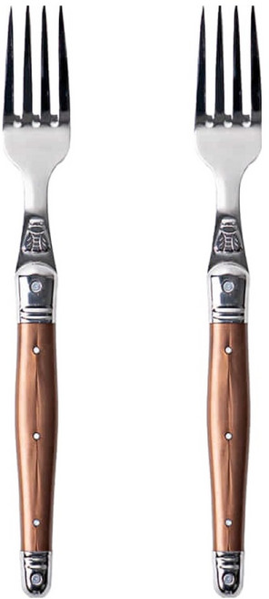 장듀보 라귀올 양식 커트러리 메인 디너포크, 브라운, 2개