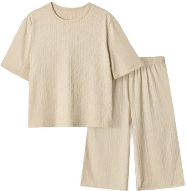 유니프랜드 아동용 쿨 주름지 플리츠 7부 상하의 세트