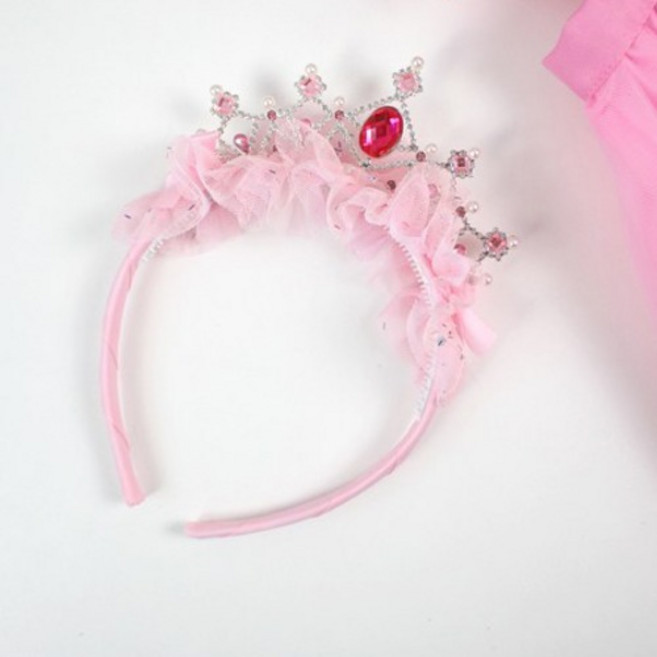 샤이니 레이스 크라운 머리띠