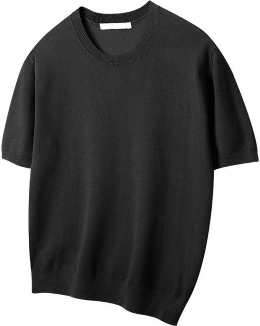 해리슨 남성용 WES1047 기본 라운드 쿨니트 반팔 HA-1529