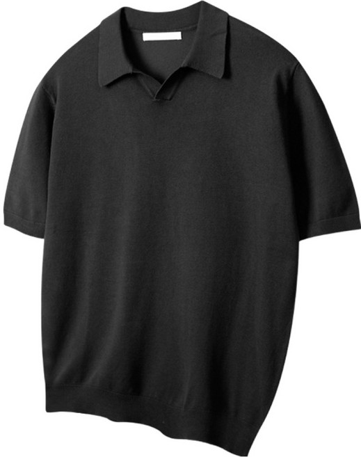 해리슨 남성용 WES1048 기본 오픈카라 쿨니트 반팔 HA-1530