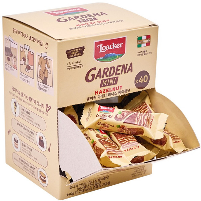 로아커 가데나 미니스 헤이즐넛 디스펜서, 340g, 1개