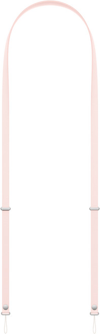 Apple 2026 iPhone 斜背掛繩, 嫩粉色, 1個