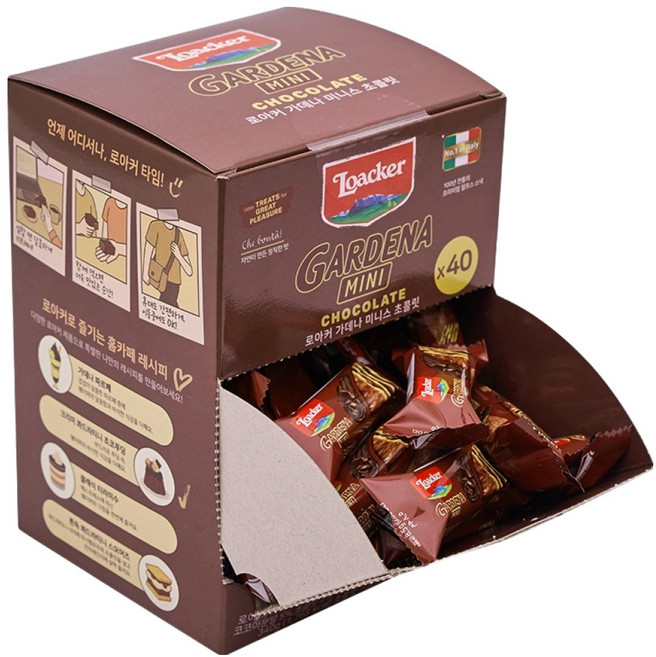 로아커 가데나 미니스 초콜릿 디스펜서, 340g, 1개
