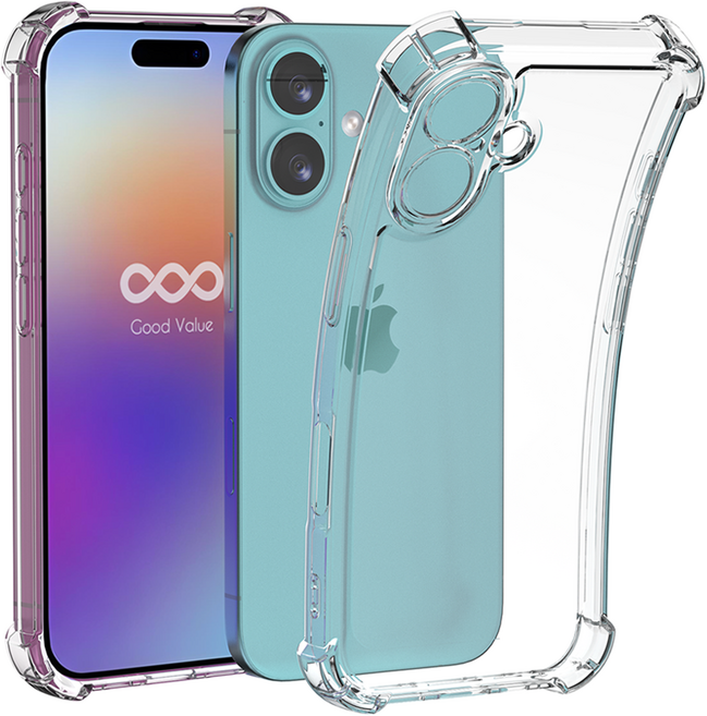 굿밸류 크리스탈 에어 젤리 쿠션 휴대폰 케이스