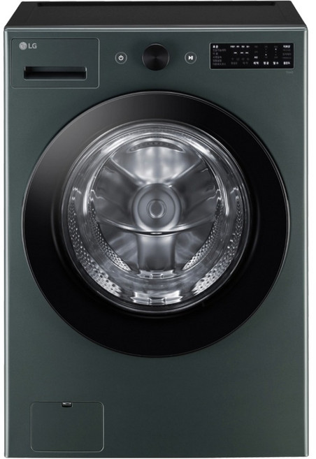 LG전자 트롬 오브제컬렉션 세탁기 21kg 방문설치, FG21GNR, 네이처 그린
