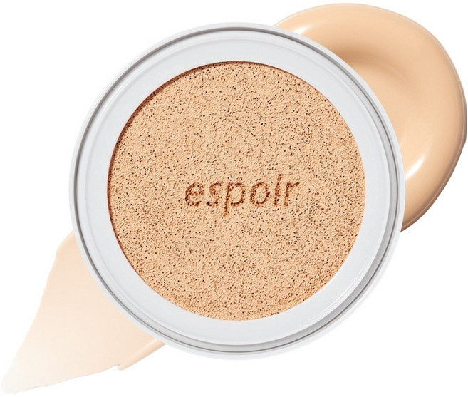 espoir 艾絲珀 絲綢親膚層次氣墊粉餅補充蕊 13g, 23 象牙米, 1個