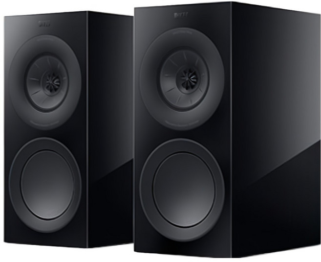 KEF 하이파이 스피커 2p, R3 Meta, 블랙 글로스