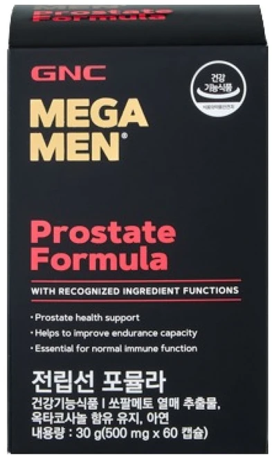 GNC 전립선 포뮬라 60p, 30g - 쿠팡