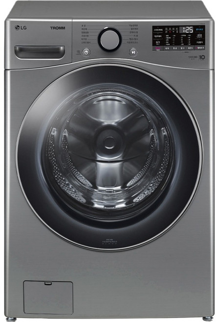 LG전자 트롬 세탁기 24kg 방문설치, F24VDSPR, 스테인리스 실버