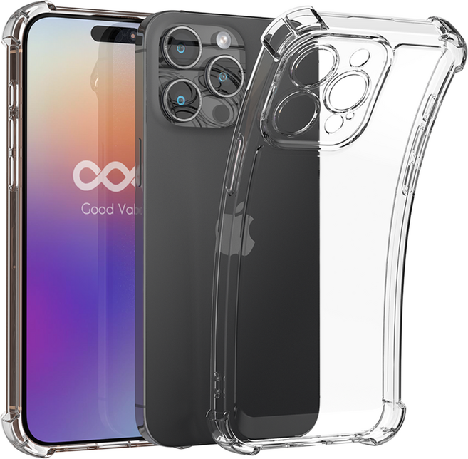 굿밸류 크리스탈 에어 젤리 쿠션 휴대폰 케이스