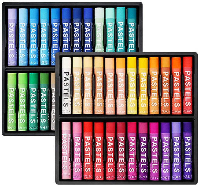 소프트 오일 파스텔, 1개, 48색