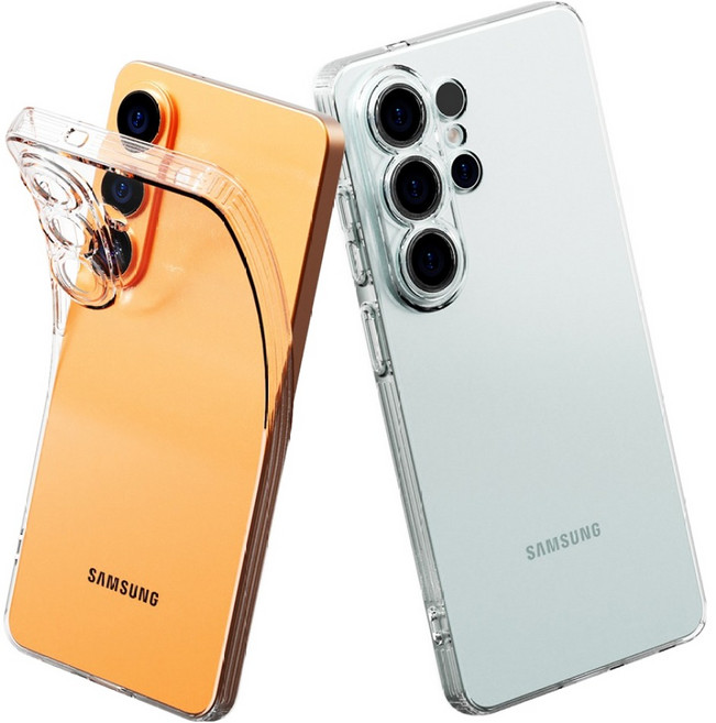 더블유케이스 황변방지 카메라 프로텍터 슬림 젤리 휴대폰 케이스