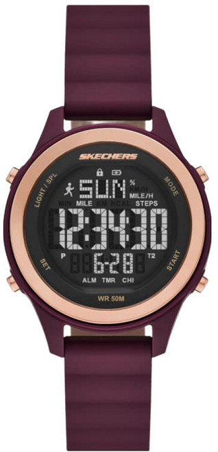 스케쳐스 여성용 페어헤이븐 디지털 우레탄시계 SR634