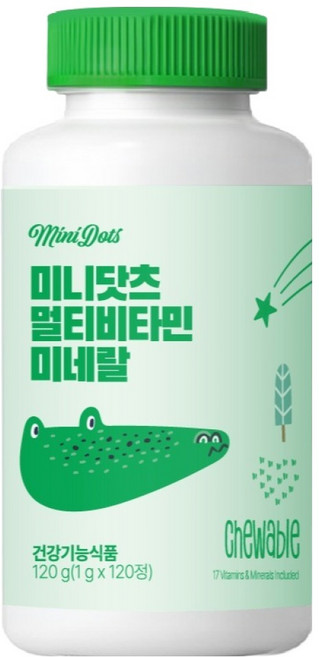 미니닷츠 멀티비타민 미네랄 120g, 1개, 120정
