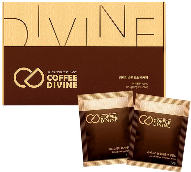 커피디바인 드립백커피, 12g, 1개, 10개입