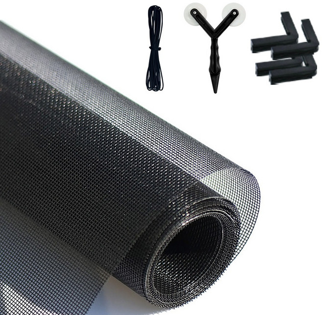 한반도철망 촘촘 방충망 셀프 교체 세트 화이바 글라스 나노, 1세트