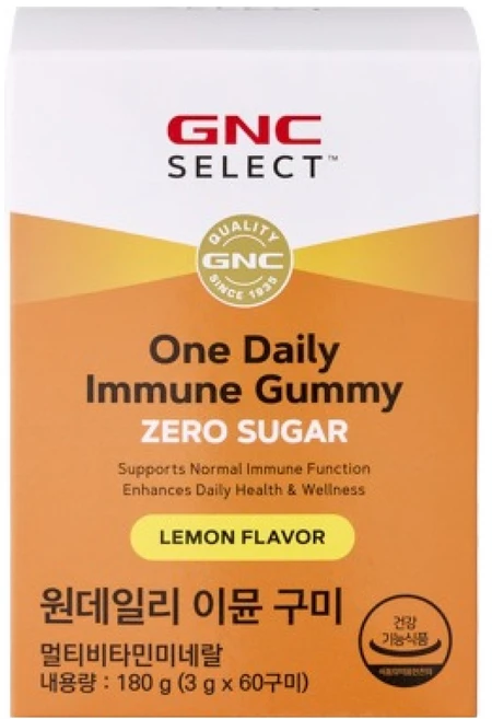 GNC 원데일리 이뮨 구미, 60정, 1개 - 쿠팡